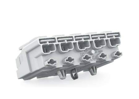 Разъем питания сети WAGO 294-5155, 5 pin, 0.5мм² - 1.5мм², 24А, (250 шт)