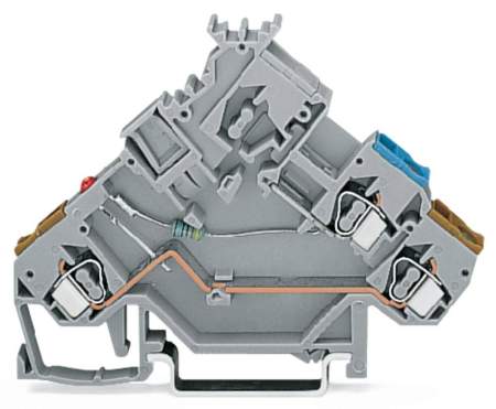 Светодиодная клемма WAGO 280-562/281-420, 3 pin, 0.08мм² - 2.50мм², 24В, 20А, конф: L, (50 шт)