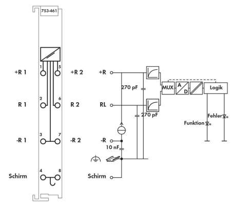 Плата ввода ПЛК WAGO 753-461 