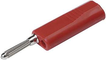 931294101, SKS-HIRSCHMANN BSB 300 - Пружинный штекер, Ø-контакта: 4 мм, красный : 1 шт.
