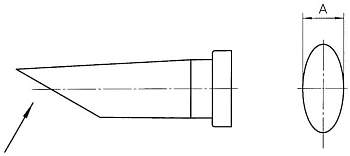 Паяльное жало Weller T0054444599 LT CC 60
