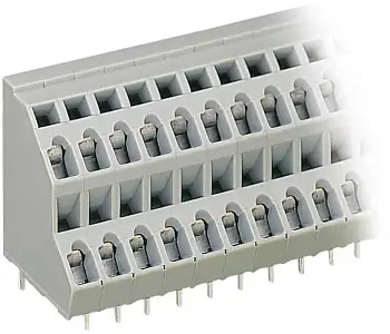 Двухуровневая клемма WAGO 736-106, 12 pin, 0.08мм² - 2.50мм², 320В, 21А, CS: 5мм, (1 шт)