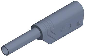 975090706, SKS-HIRSCHMANN MST S WS 30 Au - Башенный штекер, Ø-контакта: 2 мм, серый : 1 шт.