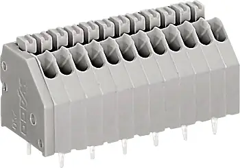 Быстроразъемная клемма WAGO 250-1404, 4 pin, 0.14мм² - 0.50мм², 160В, 2А, CS: 2.54мм, (1 шт)