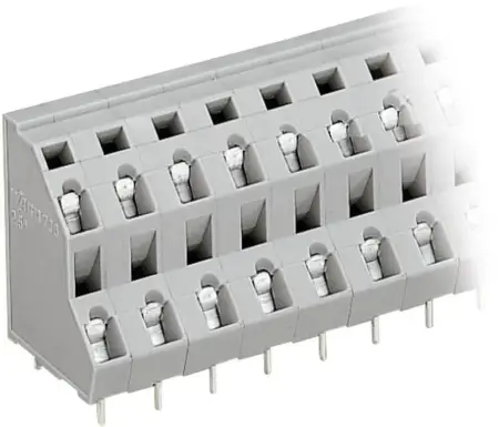 Двухуровневая клемма WAGO 736-506, 12 pin, 0.08мм² - 2.50мм², 630В, 21А, CS: 7.50мм, (1 шт)