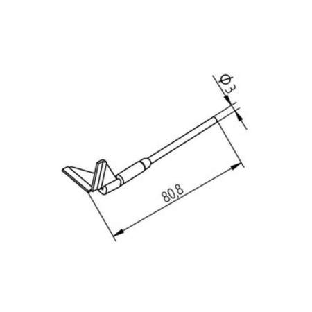 Наконечник для распайки Ersa 0452QDLF200 