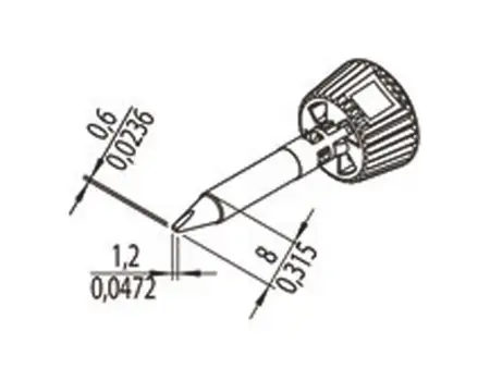 Паяльное жало Ersa 0142CDLF12 