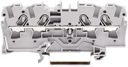 PG клемма WAGO 2004-1407, 4 pin, 0.50мм² - 6мм², 32А, конф: Terre, (1 шт)