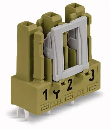 Разъем питания сети WAGO 770-863/071-000, 3 pin, 250В, 25А, (100 шт)