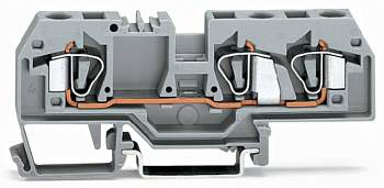Клемма WAGO 282-684, 3 pin, 0.20мм² - 6мм², 800В, 41А, конф: N, (25 шт)