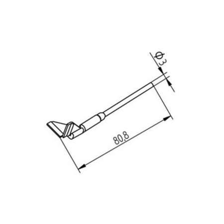 Наконечник для распайки Ersa 0452QDLF150 