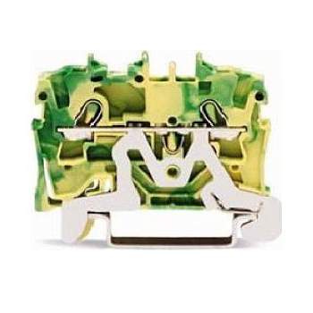 PG клемма WAGO 2002-1207, 2 pin, 0.25мм² - 4мм², 24А, конф: Terre, (1 шт)