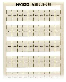 Этикетка WAGO 209-618, Оттиск: 1;2, (5 шт)
