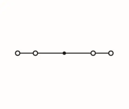 Клемма WAGO 279-835, 4 pin, 0.08мм² - 1.50мм², 800В, 18А, (100 шт)