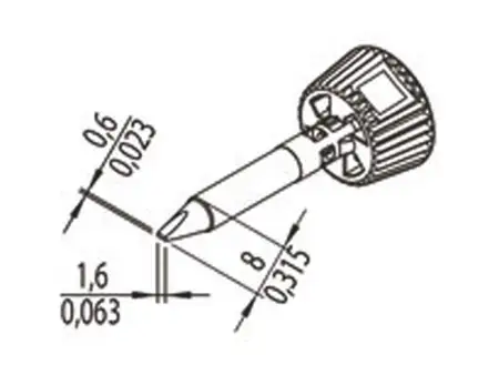 Паяльное жало Ersa 0142CDLF16 