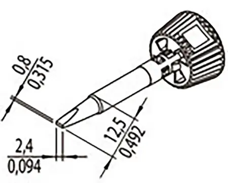Паяльное жало Ersa 0142CDLF24L 