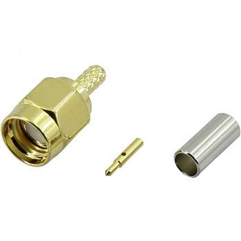SMA-разъем TRU Components SMA-JC-RG174-1, 50 Ом : 1 шт.