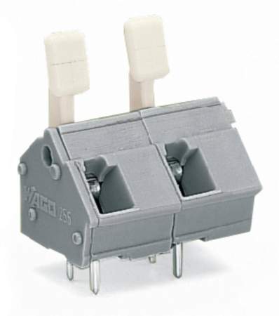 Быстроразъемная клемма WAGO 256-602/333-009/999-950, 2 pin, 0.08мм² - 2.50мм², 275В, CS: 10мм;10.16мм, (200 шт)