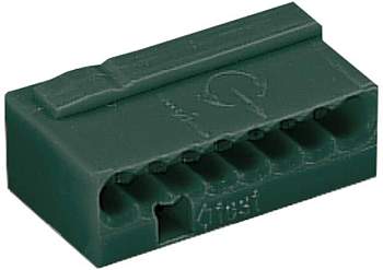 Винтовая клемма WAGO 243-208, 8 pin, 0.6мм² - 0.8мм², 100В, 6А, (1 шт)