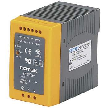 Блок питания с креплением на DIN рейку Cotek DN 100-15 