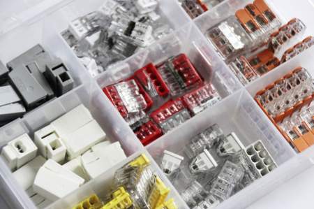 Соеденительня клемма (набор) WAGO WA-741-884, 2.5мм² - 4мм², (123 шт)