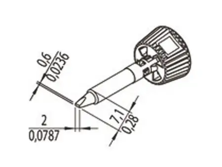 Паяльное жало Ersa 0142CDLF20 