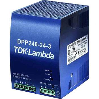 Блок питания с креплением на DIN рейку TDK-Lambda  DPP-240-48-3 