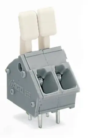 Быстроразъемная клемма WAGO 256-402/333-009/999-950, 2 pin, 0.08мм² - 2.50мм², 176В, CS: 5мм;5.08мм, (400 шт)