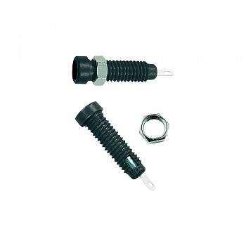 23.0050-21, Stäubli LB2-IF - Лабораторное гнездо, Ø-контакта: 2 мм, черный : 1 шт.