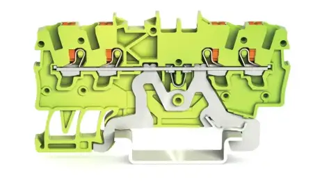 PG клемма WAGO 2200-1407, 4 pin, 0.14мм² - 1.50мм², 13.5А, (100 шт)