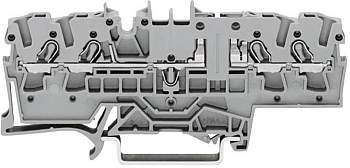 Клемма WAGO 2002-1861, 4 pin, 0.25мм² - 4мм², 250В, 16А, конф: L, (1 шт)