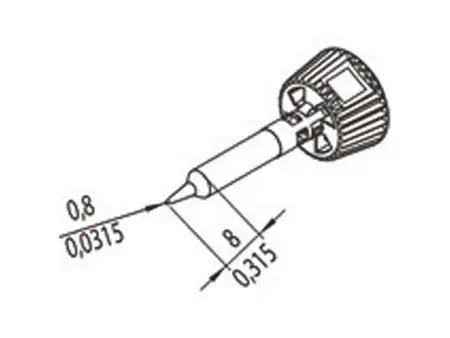 Паяльное жало Ersa 0142PDLF08 