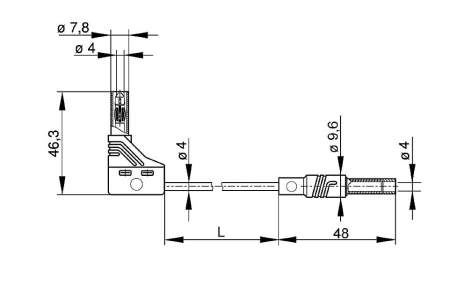 Безопасный тестовый провод SKS Hirschmann 934048188 MAL S WG-B 100/2.5