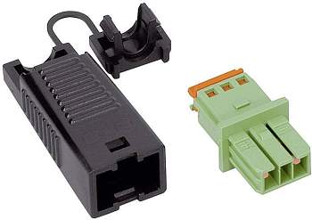 Разъем питания сети WAGO 893-1002, 2 pin, 50В, 3А, (1 шт)