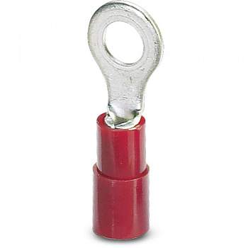 Наконечник кольцевой 10 мм² Ø=5.3 мм, красный, PHOENIX CONTACT 3240219 : 50 шт.