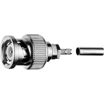 J01000D1293, Telegärtner - BNC-разъем, 50 Ом : 1 шт.