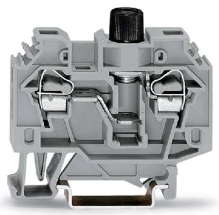 Клемма предохранителя WAGO 282-122, 2 pin, 0.20мм² - 6мм², 500В, 10А, конф: L, (40 шт)