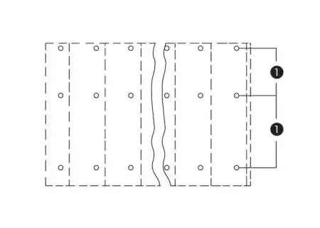 Трехуровневая клемма WAGO 737-604, 12 pin, 0.08мм² - 2.50мм², 630В, CS: 7.62мм, (36 шт)