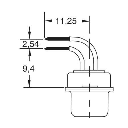 D-SUB угловой 90º BKL Electronic 10120289 выводы: 25 гнезд