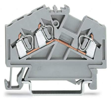 Клемма WAGO 280-654, 3 pin, 0.08мм² - 2.50мм², 800В, 24А, (100 шт)
