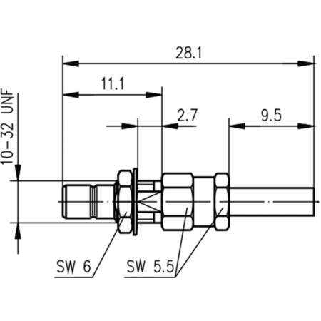 J01160A0091, Telegärtner - SMB-разъем, 50 Ом : 1 шт.