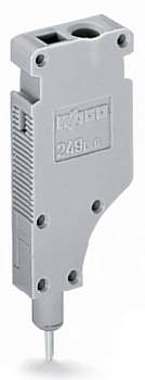 Г-образный концевой модуль WAGO 249-145, 0.08мм² - 2.5мм², 630В, 6А, (100 шт)