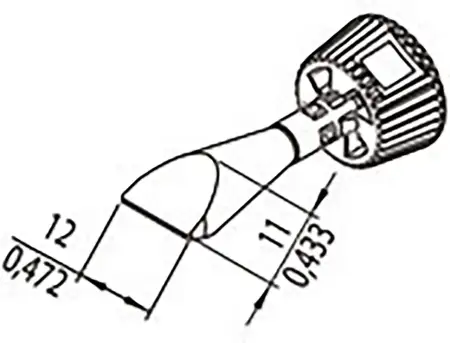 Паяльное жало Ersa 0142CDLF120 