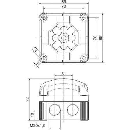 Светильник Werma Signaltechnik 853.200.54 