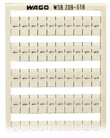 Этикетка WAGO 209-618, Оттиск: 1;2, (5 шт)