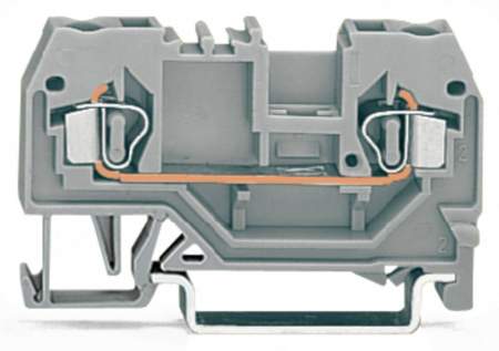 Клемма WAGO 280-901, 2 pin, 0.08мм² - 2.50мм², 800В, 24А, конф: L, (100 шт)