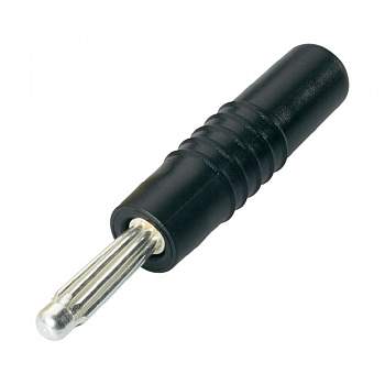 S 4000 L, SCHNEPP - Пружинный штекер, Ø-контакта: 4 мм, черный : 1 шт.