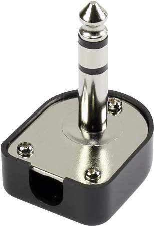 Аудио разъем TRU COMPONENTS 6.35 мм, 3-котакта, стерео