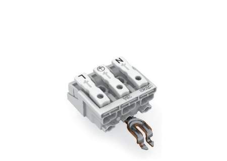 Разъем питания сети WAGO 294-5313, 3 pin, 0.5мм² - 1.5мм², 24А, (500 шт)