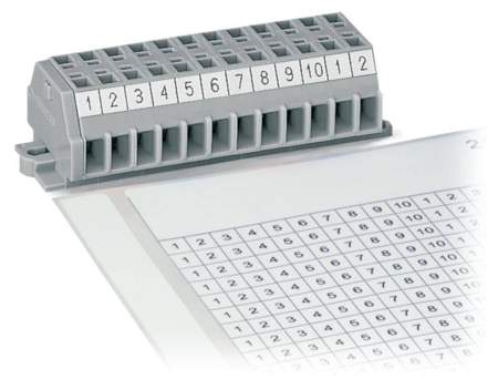Лента для маркировки (самоклеящаяся) WAGO 210-333/500-002, Оттиск: 1 - 10, (1 шт)